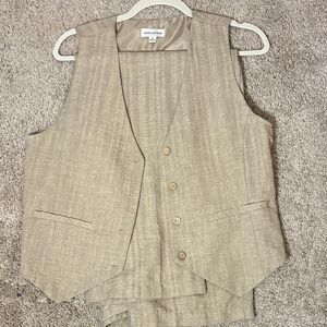 Soho Apparel Tan Pantsuit